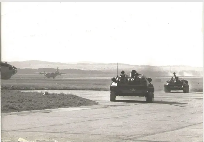 4. RHPz a vysílač "Vltava" v srpnu 1968